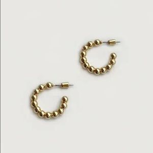 GOLD OAK AND FORT EARRINGS